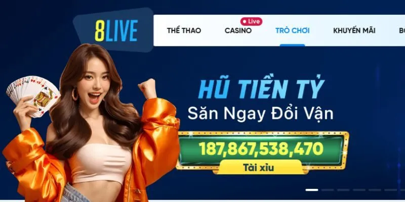 Những thế mạnh vượt trội giúp 8LIVE chinh phục người chơi